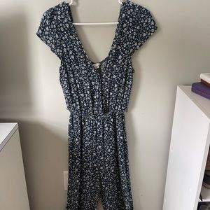 AE Blue Flower Romper